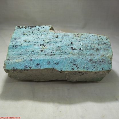 (LGM047) Big Druzzy Quartz on Chrysocolla Mineral Specimen (Congrats on your TSI Chip Fryer)