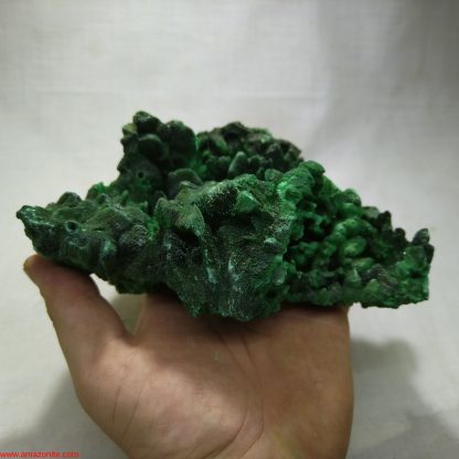 (LGM053) Big Silky Malachite Mineral Specimen From Congo Lorraine Maich