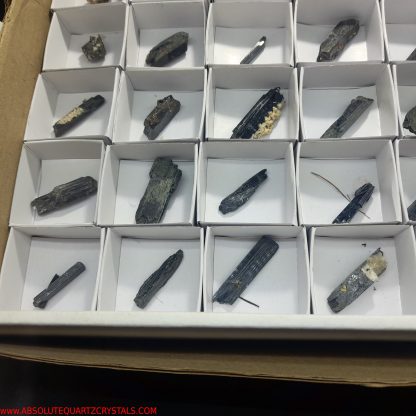 (WM03943) One Box Of 63 Aegerine Mineral Specimens From Malawi  Vance Hewitt - Image 4