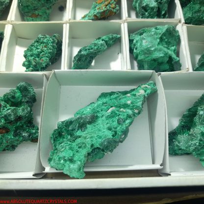 (WM03941) One Box Of 13 Malachite Mineral Specimens From Congo - Image 6