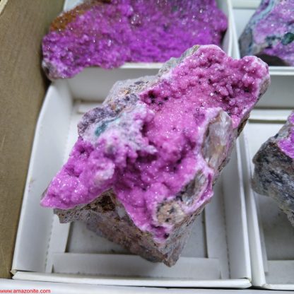 (WM03966) One Box of 6 Colbaltion Calcite Mineral Specimens From Congo - Image 5