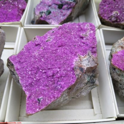 (WM03966) One Box of 6 Colbaltion Calcite Mineral Specimens From Congo - Image 4