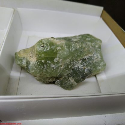 (WM03968) One Box of 6 Prehnite and Epidote Mineral Specimens From Mali Katy Rose - Image 5