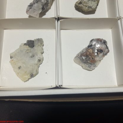 (WM03977) One Box 6 Of Carolite In Matrix Mineral Specimens From Congo Vance Hewitt - Image 4