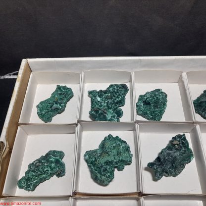 (WM04004) One Box Of 15 Malachite Mineral Specimens From Congo - Image 2