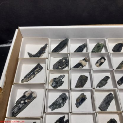 (WM04012) One Box Of 61 Aegerine/Feldspar Mineral Specimens From Malawi  Rachel Linderman - Image 3
