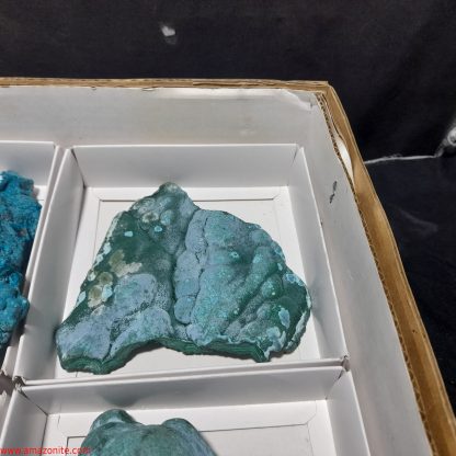(WM04014) One Box Of 6 Malachite/Chrysocolla Mineral Specimens From Congo Vance Hewitt - Image 7