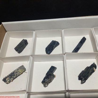 (WM04028) One Box Of 24 Aegerine Mineral Specimens From Malawi  Rachel Linderman - Image 3