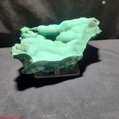 (LGM070 Botryoidal Malachite Mineral Specimen From Congo (Congrats on your TSI Bagley Fam)