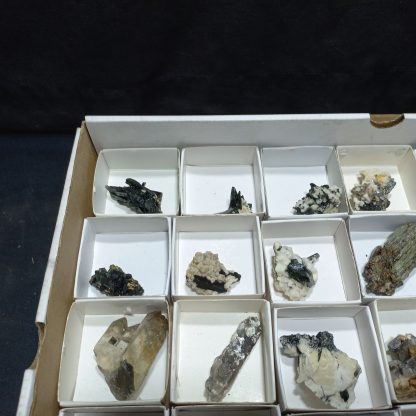 (WM04073) One Box Of 35 Aegerine/Feldspar Mineral Specimens With Topaz Crystals Included Malawi Rachel Linderman - Image 3