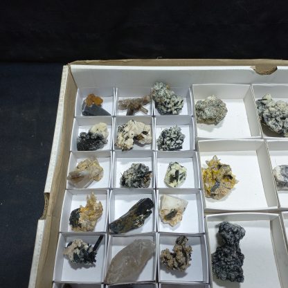 (WN04074) One Box Of 37 Aegerine And Feldspar /Topaz Mineral Specimens From Malawi Rachel Linderman - Image 3
