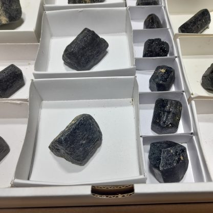 (WM04096) One Box Of 23 Tourmaline Mineral Specimens From Zimbabwe Vikki Stelfox - Image 5