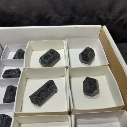 (WM04096) One Box Of 23 Tourmaline Mineral Specimens From Zimbabwe Vikki Stelfox - Image 7