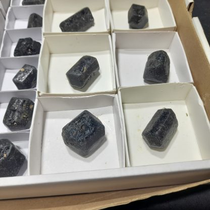 (WM04096) One Box Of 23 Tourmaline Mineral Specimens From Zimbabwe Vikki Stelfox - Image 8