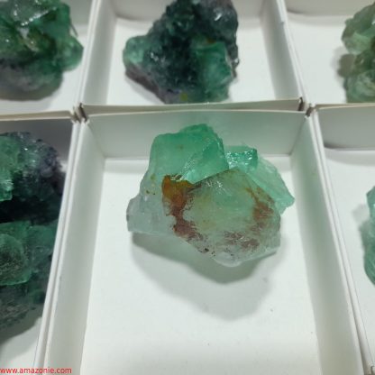 (WM04035) One Box Of 6 Fluorite Mineral Specimens From Riemvasmaak Vance Hewitt - Image 5