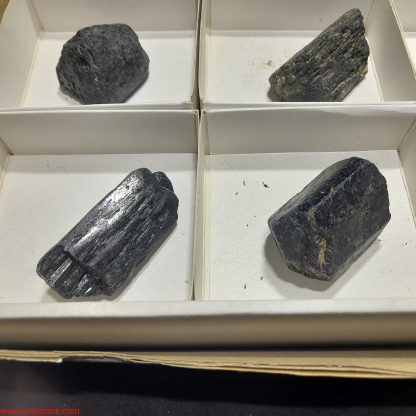 (WM04041) One Box Of 12 Tourmaline Mineral Specimens From Zimbabwe Lisa McNanny - Image 3