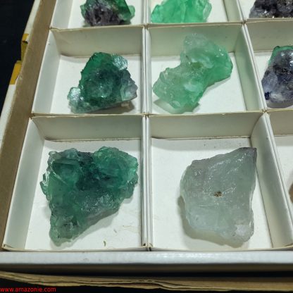 (WM04046) One Box Of 15 Fluorite Mineral Specimens From Riemvasmaak  Rachel Linderman - Image 4