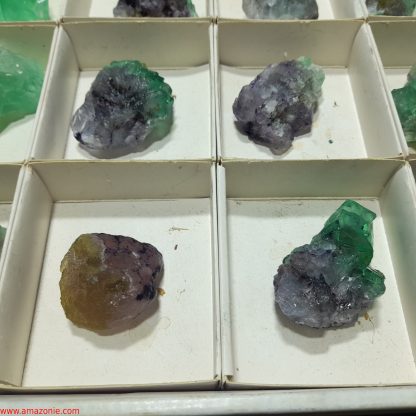 (WM04046) One Box Of 15 Fluorite Mineral Specimens From Riemvasmaak  Rachel Linderman - Image 5