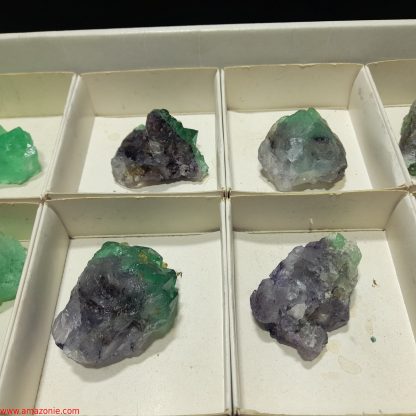 (WM04046) One Box Of 15 Fluorite Mineral Specimens From Riemvasmaak  Rachel Linderman - Image 6