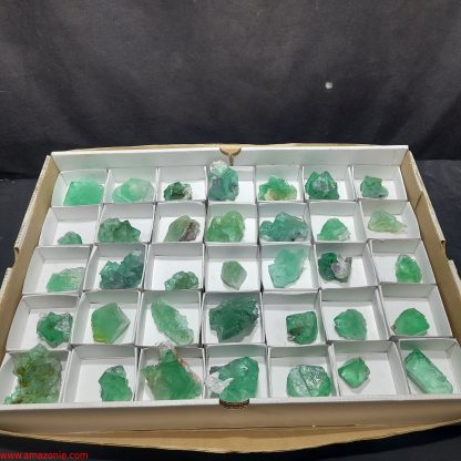 (WM04044) One Box Of 35 Fluorite Mineral Specimens From Riemvasmaak Joey Bolla - Image 2