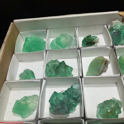 (WM04044) One Box Of 35 Fluorite Mineral Specimens From Riemvasmaak Joey Bolla - Image 3