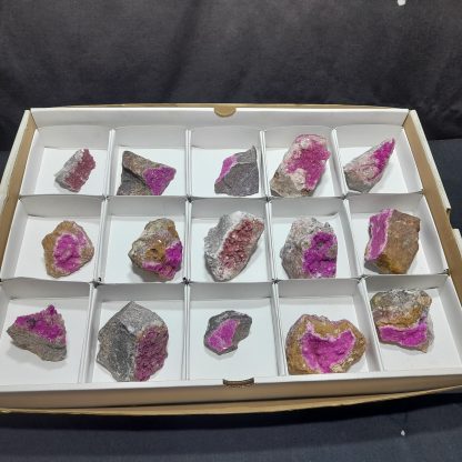 (WM04112) One Box Of 15 Colboltion Calcite Mineral Specimens From Congo - Image 2