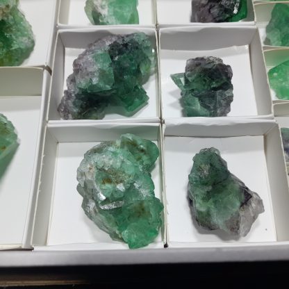 (WM04125) One Box Of 13 Fluorite Mineral Specimens From Riemvasmaak, Orange River - Image 5