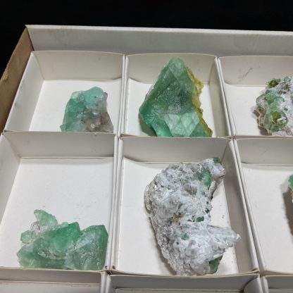 (WM04134) One Box Of 15 Fluorite Mineral Specimens From Riemvasmaak - Image 3