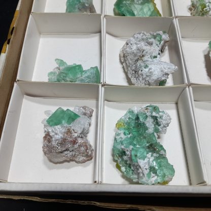 (WM04134) One Box Of 15 Fluorite Mineral Specimens From Riemvasmaak - Image 4
