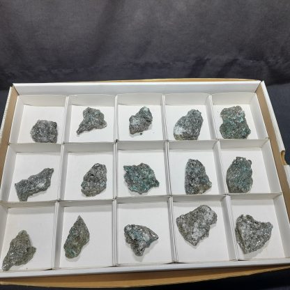 (WM04132) One Box Of 15 Emerald/Mica Mineral Specimens From Zimbabwe Vance Hewitt - Image 2