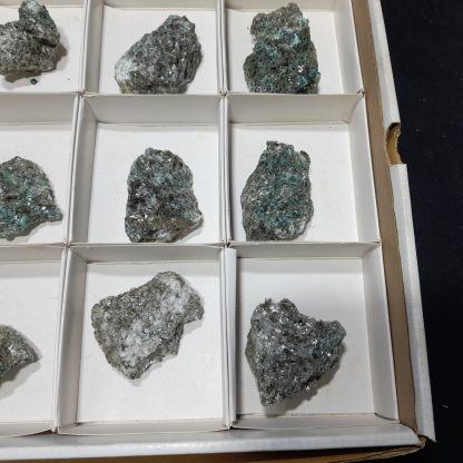 (WM04132) One Box Of 15 Emerald/Mica Mineral Specimens From Zimbabwe Vance Hewitt - Image 8