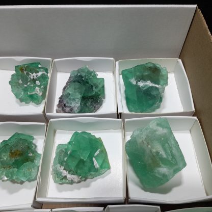 (WM04148) One Box Of 15 Fluorite Mineral Specimens From Riemvasmmaak - Image 4