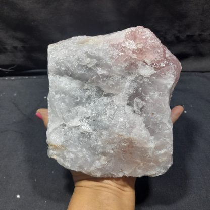 (LGM082) Large Rough Pink And Purple Rose Quartz Cutting Material From Orange River - Image 6