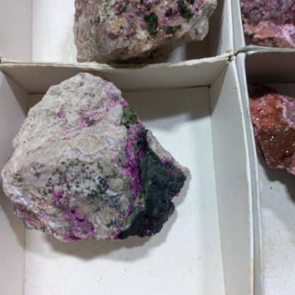 (WM04164) One Box Of  6 Colbaltion Calcite Mineral Specimens from Congo Rachel Linderman - Image 4