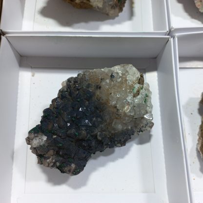 (WM01472) One Box Of 6 Specular Haematite/Malachite Quartz From Congo  Vance Hewitt - Image 4