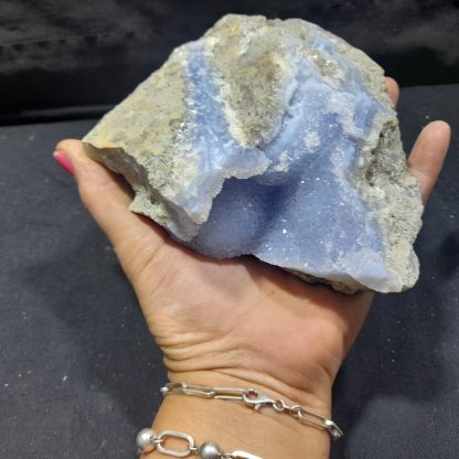 (LGM089) Blue Lace Agate Mineral Specimen From Malawi  Congrats on your TSI Lene Thistrup - Image 5