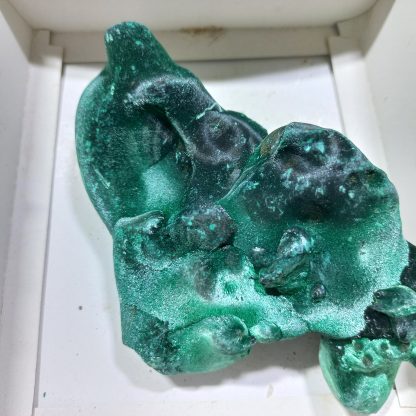 (WM04183) One Box Of 6 Silky Malachite Minerals Specimens From Congo  Rachel Linderman - Image 6