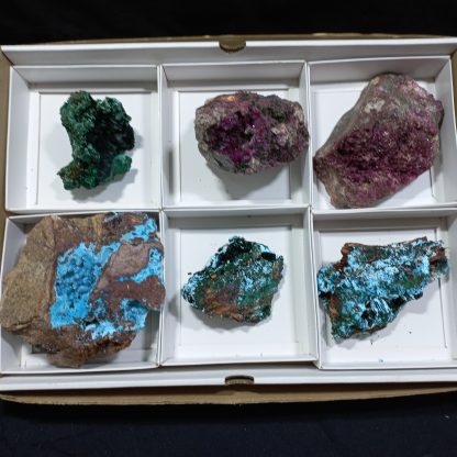 (WM04185) One Box Of 6 Assorted Mineral Specimens From Congo    Rachel Linderman - Image 2