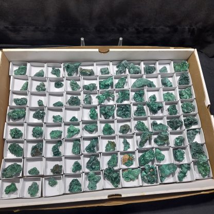 (WM04256) On Box Of 88 Malachite Mineral Specimens From Congo - Image 2