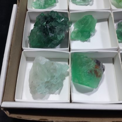 (WM04301) One Box Of 24 Fluorite Mineral Specimens From Riemvasmaak - Image 4