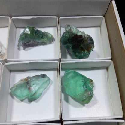 (WM04301) One Box Of 24 Fluorite Mineral Specimens From Riemvasmaak - Image 7