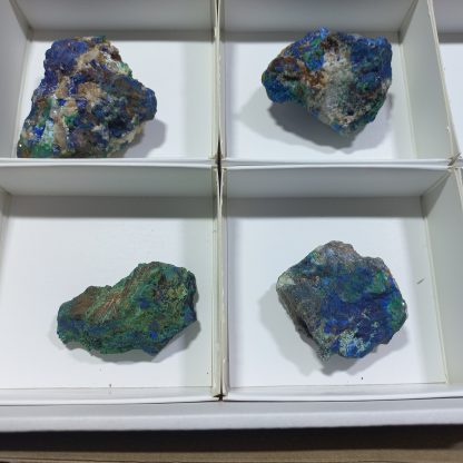 (WM04311) One Box Of 12 Azurite Mineral Specimens From Congo (Michelle Blume) - Image 4
