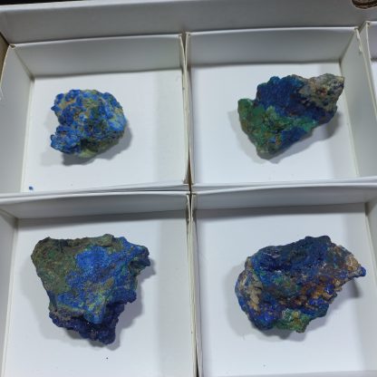 (WM04315) One Box Of 35 Azurite Mineral Specimens From Congo (Vance H) - Image 3