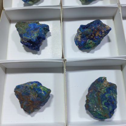(WM04315) One Box Of 35 Azurite Mineral Specimens From Congo (Vance H) - Image 4