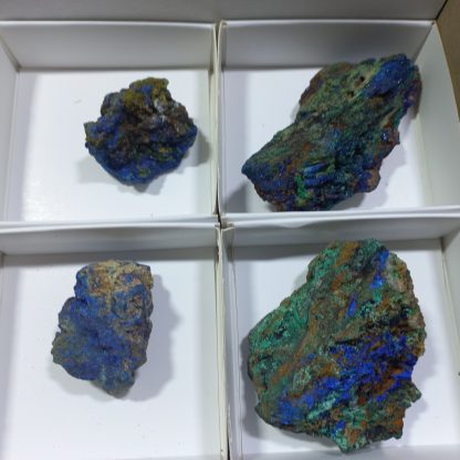 (WM04315) One Box Of 35 Azurite Mineral Specimens From Congo (Vance H) - Image 6