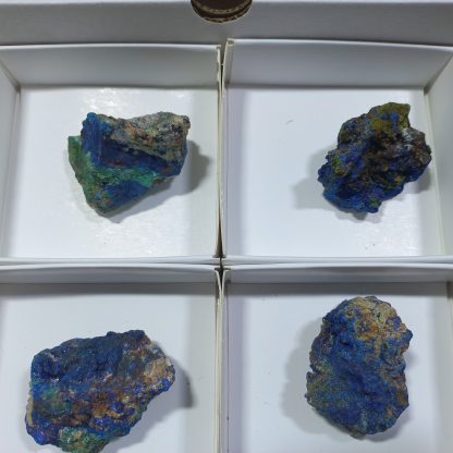 (WM04315) One Box Of 35 Azurite Mineral Specimens From Congo (Vance H) - Image 7