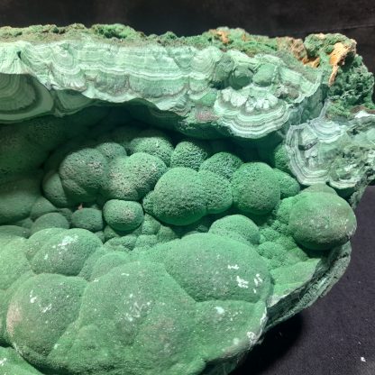 (LGM0175) Large Botryoidal Malachite Mineral Specimen From Congo Pie Darkstone - Image 4