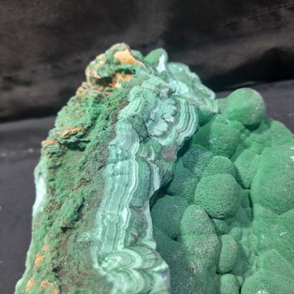 (LGM0175) Large Botryoidal Malachite Mineral Specimen From Congo Pie Darkstone - Image 8