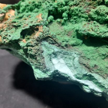 (LGM0175) Large Botryoidal Malachite Mineral Specimen From Congo Pie Darkstone - Image 10