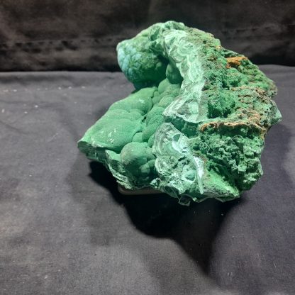 (LGM0175) Large Botryoidal Malachite Mineral Specimen From Congo Pie Darkstone - Image 12